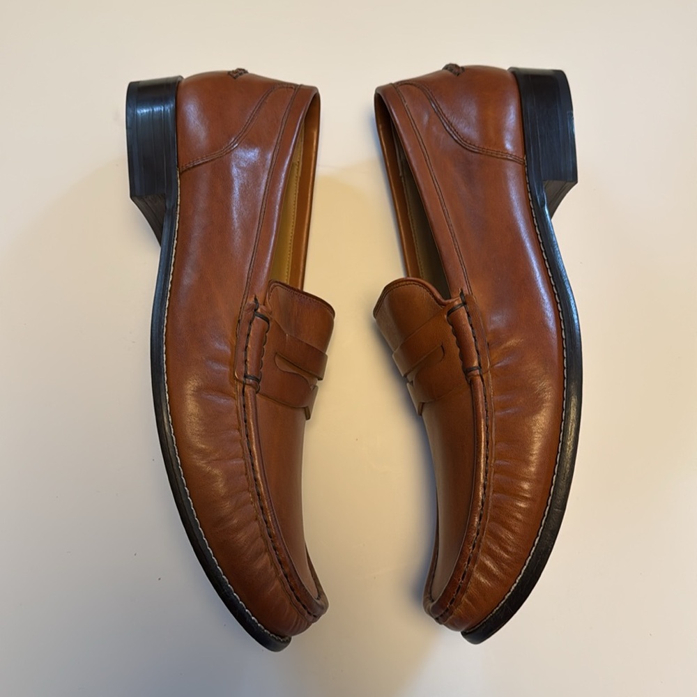 New Cole Haan Men's British Tan Grand OS Loafers 12M - Picture 3 of 10
